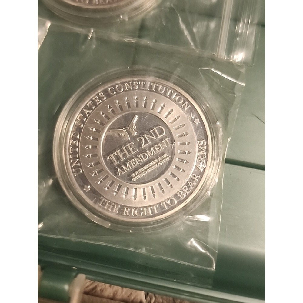 2nd Amendment Challenge Coin‎ 2pc - Picture 2 of 4